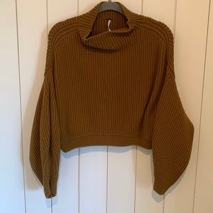 Free People Cropped Sweater
